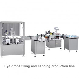 Eye drops filling and capping production line
